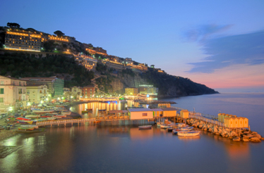 Marina Grand at dusk, Sorrento